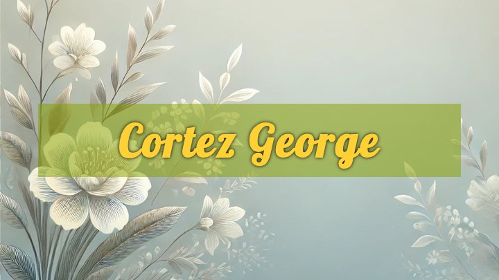 cortez george jackson ms obituary